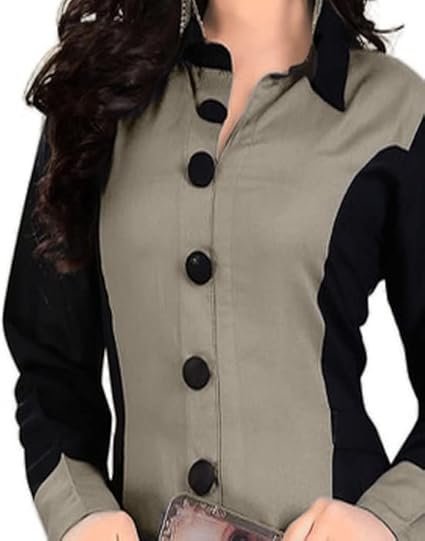 Women's madhuram womens rayon regular a line kurti with fully stitched plain long kurta(m-114) - Image 5