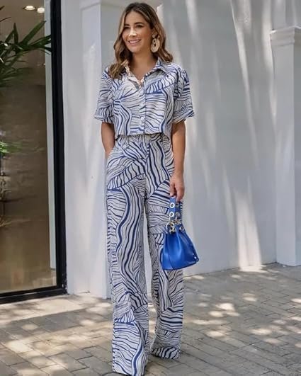 Women's fashion rayon women co-ord set standard length dress - Image 5