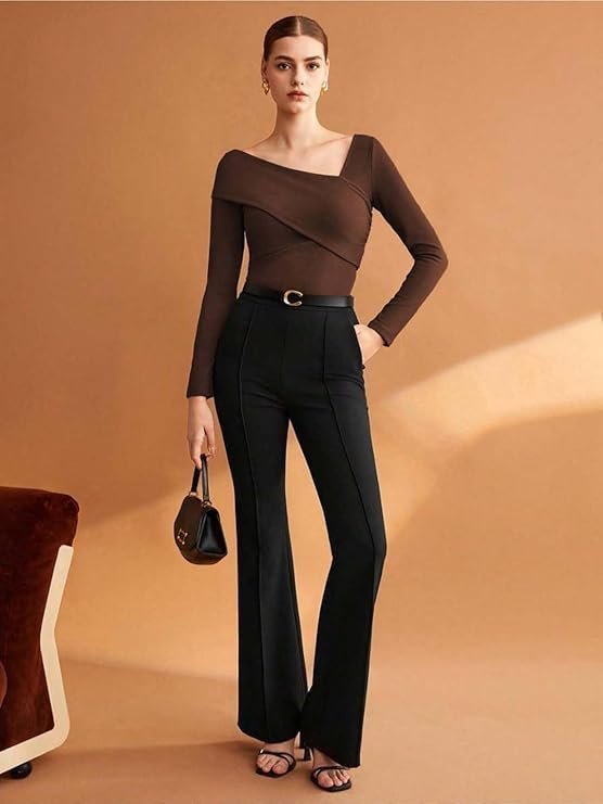 Women's women cotton blend solid regular fit fashion vest - Image 3