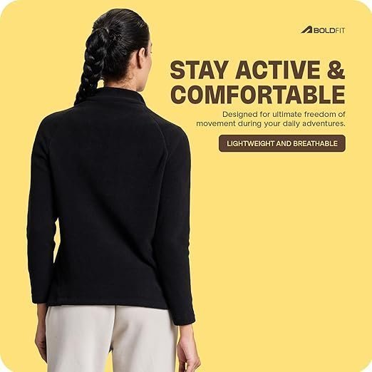 Women's sweatshirts for women stylish jacket for women winter wear sweaters for women stylish winter wear for women stylish zipper fleece pullover for women winter jacket for women thermal top wear - Image 4