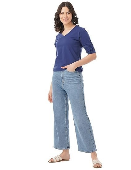 Women's inkd women's stretchable flare jeans - Image 5