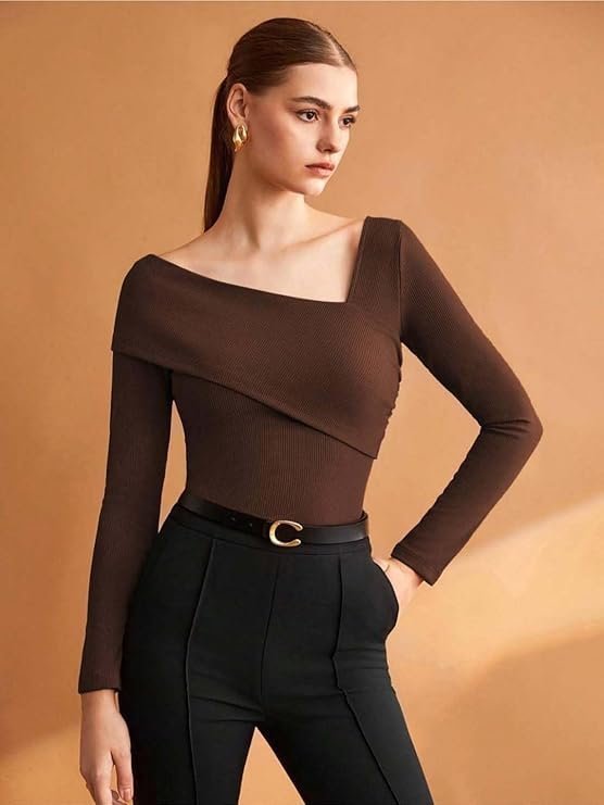 Women's women cotton blend solid regular fit fashion vest - Image 5