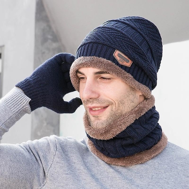 Women's winter sports cap & muffler for men & women| beanie cap| 1 set| (multicolor) - Image 3