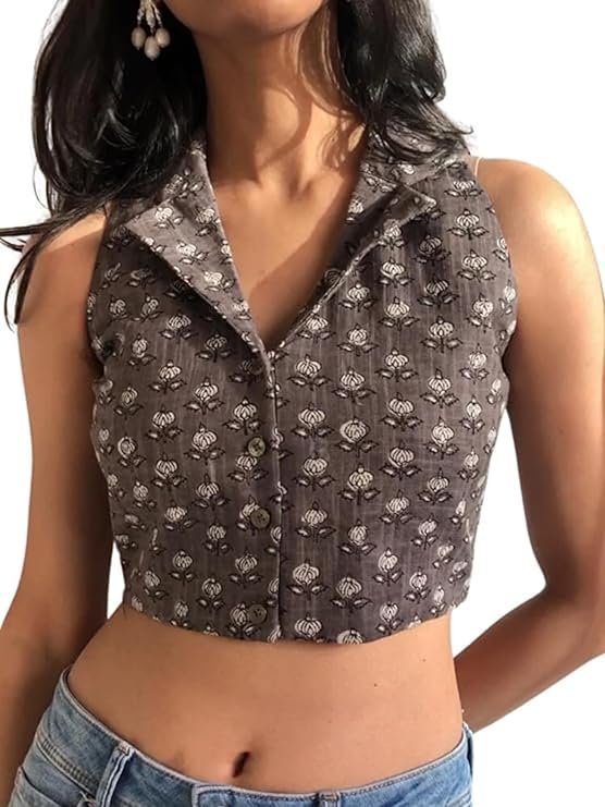 Women's fashion sleeveless tops for women | casual tops for women | crop tops for women | korean tops for women |