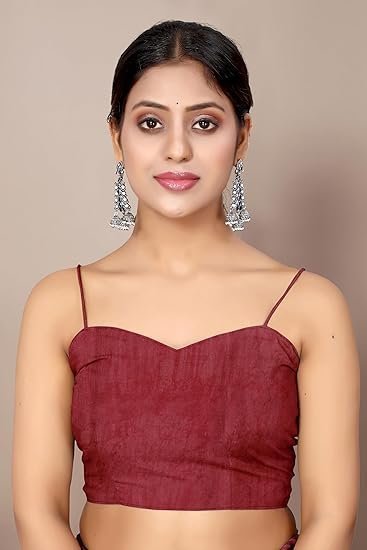 Women's fashion women's chiffon floral printed saree with blouse piece - Image 6