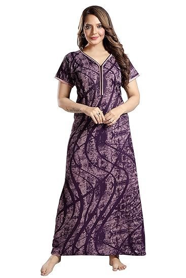 Women's g4girl nighty for women's with long zip