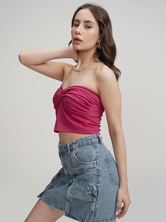 Women's talkies bandeau top - Image 2
