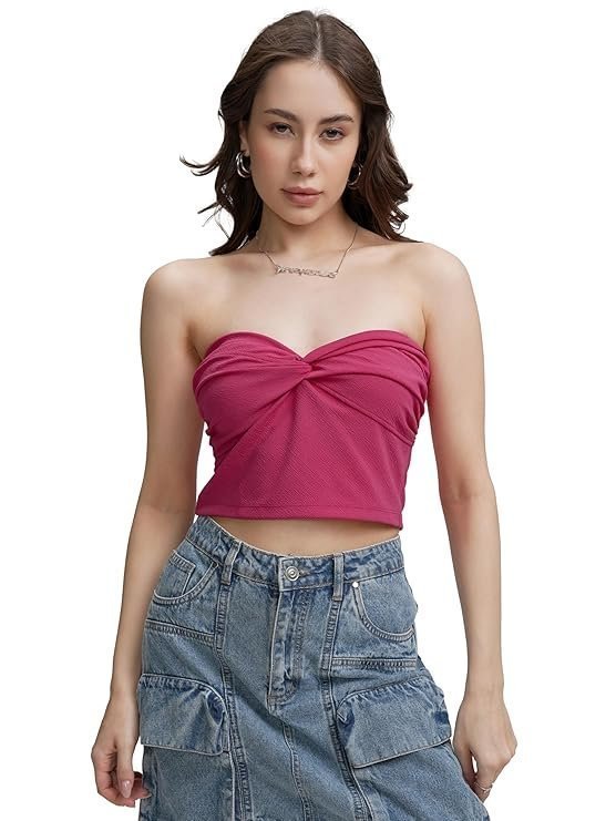 Women's talkies bandeau top