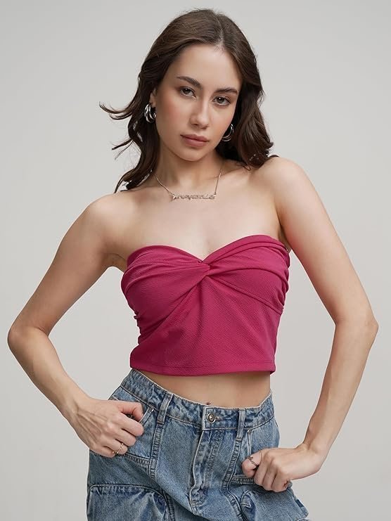 Women's talkies bandeau top - Image 3