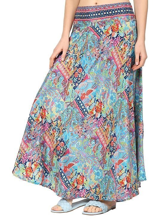 Women's ke kanha exports skirt for woman | women skirts skirt perfect for beach | summer top | boho | short & long skirt | stylish lehenga type - Image 2