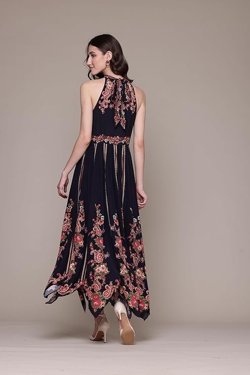 Black Marquet Maxi Dress - Image 3